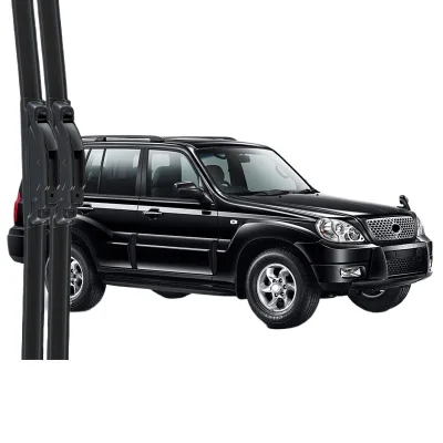 All-Weather Frameless Windshield Wiper Blades Dual Rubber Quiet Replacement for Hawtai Terracan All-Weather Frameless Windshield Wiper Blades Dual Rubber Quiet Replacement for Hawtai Terracan