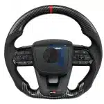 Carbon Fiber Steering Wheel Assembly Upgrade for Toyota Crown, Land Cruiser, Prado, Alphard, and Hilux