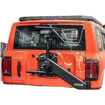 Multi-Functional Spare Tire Carrier License Plate Bracket with Reverse Light for Tank 300 Ranger Edition Multi-Functional Spare Tire Carrier License Plate Bracket with Reverse Light for Tank 300 Ranger Edition