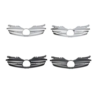 Front Bumper Grille Upper Mesh Grill AMG Style for Mercedes-Benz SLK-Class R170 1996-2004 Front Bumper Grille Upper Mesh Grill AMG Style for Mercedes-Benz SLK-Class R170 1996-2004