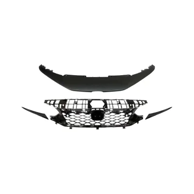 Front Bumper Grille Replacement Mesh SI TR Style Mesh for Honda Civic 2022 Front Bumper Grille Replacement Mesh SI TR Style Mesh for Honda Civic 2022