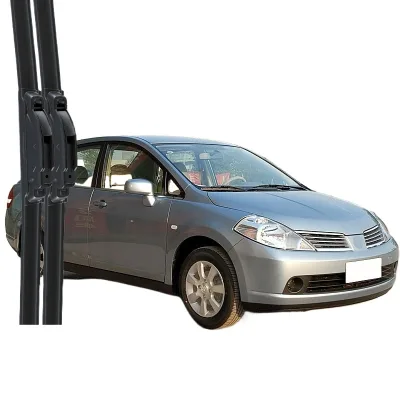 Frameless Windshield Wiper Blades for Nissan Tiida Quiet All-Season Natural Rubber Pair Frameless Windshield Wiper Blades for Nissan Tiida Quiet All-Season Natural Rubber Pair
