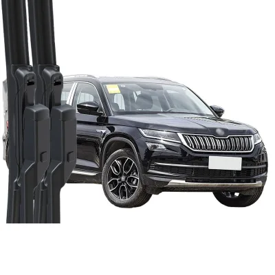 Front Windshield Wiper Blades for Skoda Kodiaq/GT, Silent Beam Wiper Blades with Natural Rubber Strip Front Windshield Wiper Blades for Skoda Kodiaq/GT, Silent Beam Wiper Blades with Natural Rubber Strip