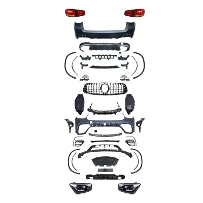 Full Body Kit Car Upgrade for Mercedes-Benz GLC-Class X253 GLC63 Style Front and Rear Bumpers Full Body Kit Car Upgrade for Mercedes-Benz GLC-Class X253 GLC63 Style Front and Rear Bumpers