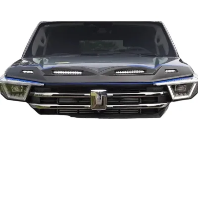 Off-Road Hood Bug Deflector with LED Running Light and Rear Wing Spoiler for Tank 400 Hi4-T Exterior Modification Off-Road Hood Bug Deflector with LED Running Light and Rear Wing Spoiler for Tank 400 Hi4-T Exterior Modification