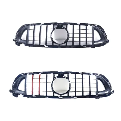 Brabus Style Front Grille Upper Radiator Mesh for Mercedes-Benz E-Class W213 Face-lift 2021-2023