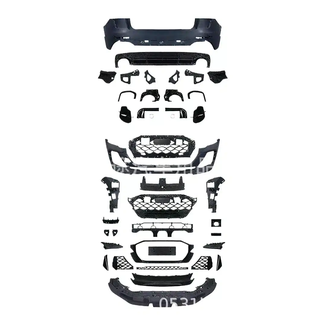 RSQ8 Style Front and Rear Bumper Body Kit for Audi Q8 2025 Upgrades