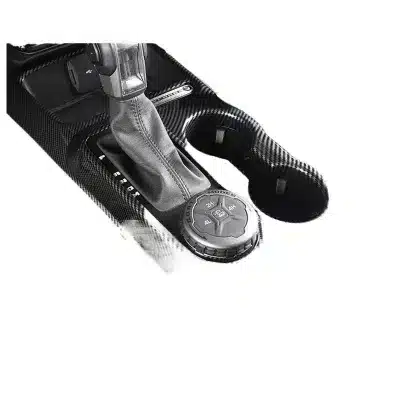 Interior Console Gear Shift Panel Water Cup Holder Trim Cover Carbon Fiber Style for Ford Bronco Interior Console Gear Shift Panel Water Cup Holder Trim Cover Carbon Fiber Style for Ford Bronco