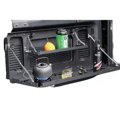 Rear Tailgate Double-Layer Storage Shelf, Aluminum Alloy Folding Table Compatible with FangChengBao 5 Rear Tailgate Double-Layer Storage Shelf, Aluminum Alloy Folding Table Compatible with FangChengBao 5