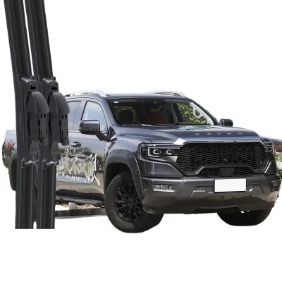 Boneless Silent Rubber Wiper Blades for Foton Tunland Mars 7/9 Pickup Front Windshield Boneless Silent Rubber Wiper Blades for Foton Tunland Mars 7/9 Pickup Front Windshield
