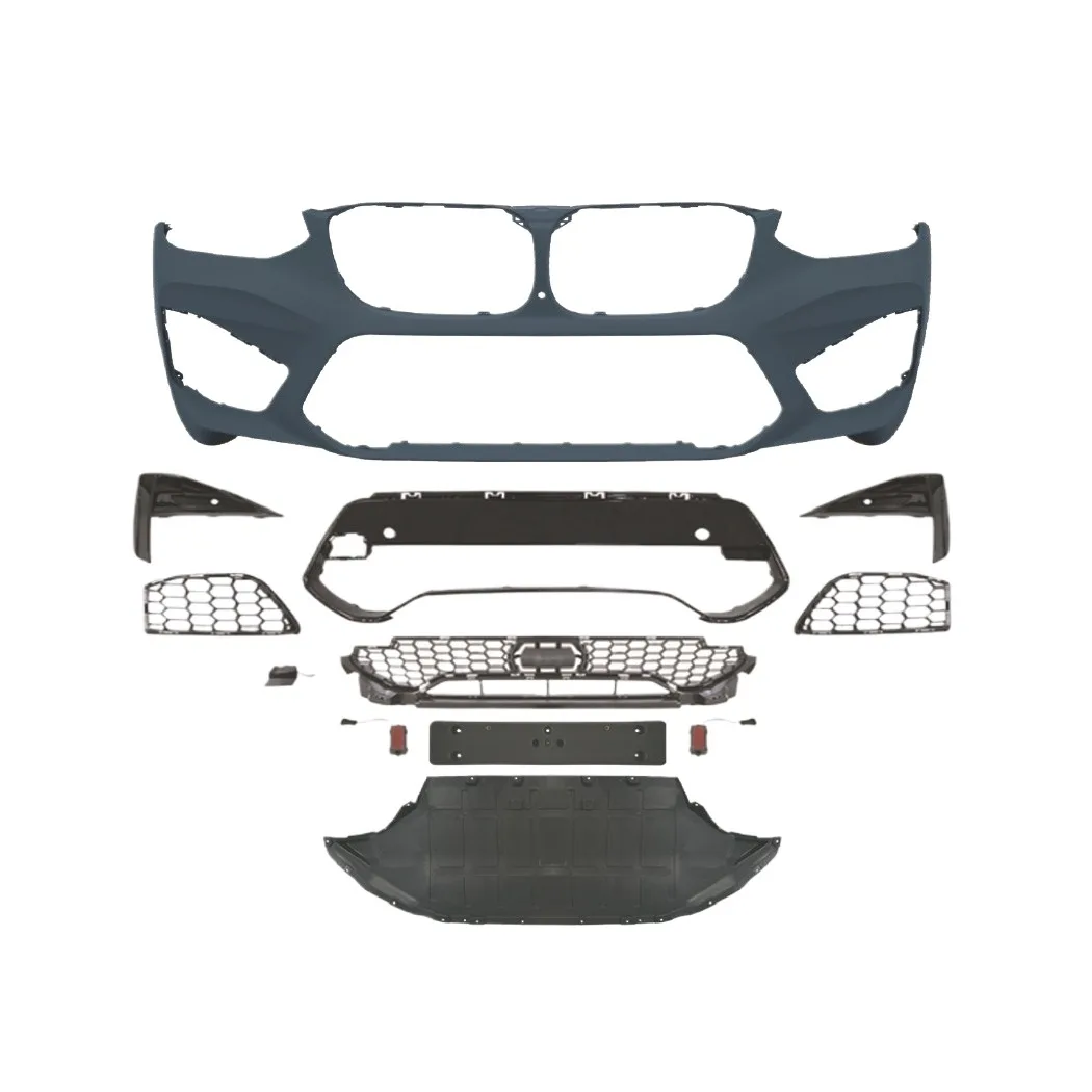 Front and Rear Bumper Body Kit for BMW X3 G01 X4 G02 2018-2021 X3M X4M Style Upgrade