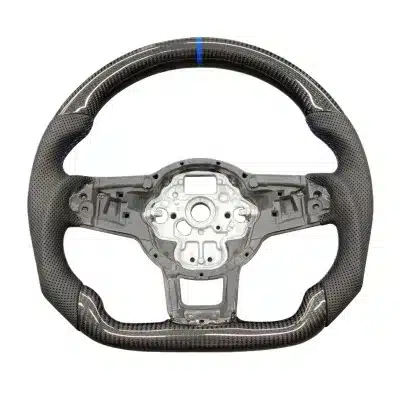 Carbon Fiber Steering Wheel Modification for Volkswagen Golf 7 GTI Interior Performance Upgrade Carbon Fiber Steering Wheel Modification for Volkswagen Golf 7 GTI Interior Performance Upgrade