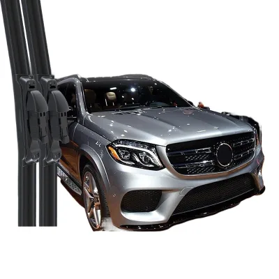 All-Season Frameless Windshield Wiper Blades for Mercedes-Benz GLS550 Multi-Function Silent Rubber Strip Dual Pack