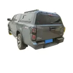Pickup Truck Bed Cover Aluminum Alloy Manganese Steel Hard Tonneau Cover with Sliding Windows for Isuzu D-MAX