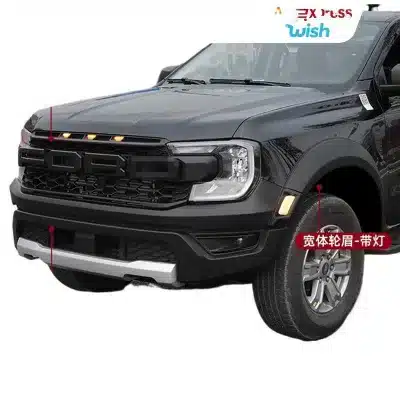 Front Bumper Assembly Raptor Style Conversion Kit with Grille and Fender Flares for Ford Ranger Front Bumper Assembly Raptor Style Conversion Kit with Grille and Fender Flares for Ford Ranger