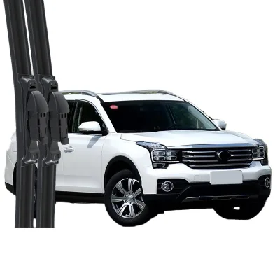 Frameless Windshield Wiper Blades for GAC Trumpchi GS7 Multifunctional Silent Rubber Auto Rain Wipers Frameless Windshield Wiper Blades for GAC Trumpchi GS7 Multifunctional Silent Rubber Auto Rain Wipers
