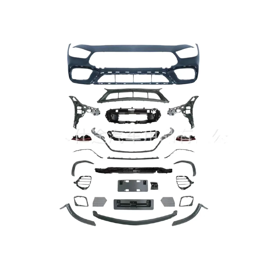 Front and Rear Bumper Body Kit GT63 Style for Mercedes-Benz AMG GT 4-Door X290