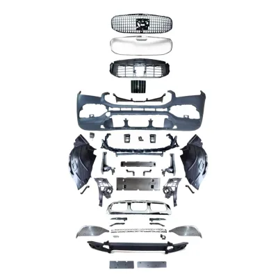 Mercedes-Benz GL-Class X166 Body Kit Maybach Style Front and Rear Bumper Upgrade Set Mercedes-Benz GL-Class X166 Body Kit Maybach Style Front and Rear Bumper Upgrade Set