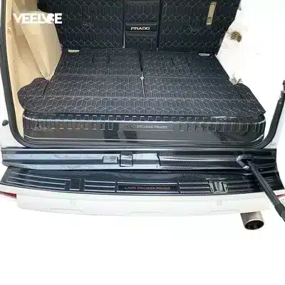 Suitable for 10-20 Prado rear guard plate bully tailgate guard plate threshold bar pedal special modification accessories Suitable for 10-20 Prado rear guard plate bully tailgate guard plate threshold bar pedal special modification accessories