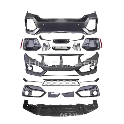 Si Style Front Bumper Body Kit Replacement for Honda Civic 2016-2020 10th Gen Si Style Front Bumper Body Kit Replacement for Honda Civic 2016-2020 10th Gen