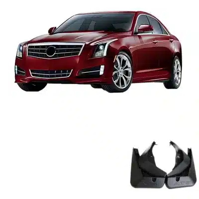 Soft Rubber Mud Flaps Splash Guards for Cadillac ATS 2013-2019 Front and Rear 4-Piece Set Soft Rubber Mud Flaps Splash Guards for Cadillac ATS 2013-2019 Front and Rear 4-Piece Set