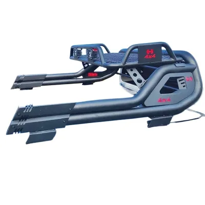 Pickup Truck Bed Roll Bar with Basket for Great Wall Poer Hilux Revo Vigo Pickup Truck Bed Roll Bar with Basket for Great Wall Poer Hilux Revo Vigo