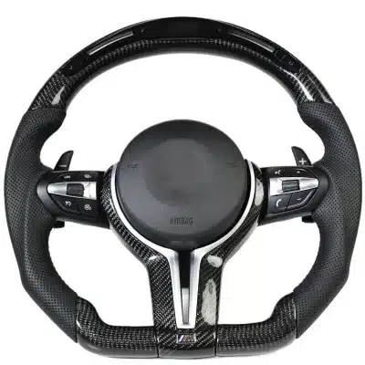 Carbon Fiber Steering Wheel Sport M-Style Performance Modification for BMW 3 4 5 Series Carbon Fiber Steering Wheel Sport M-Style Performance Modification for BMW 3 4 5 Series
