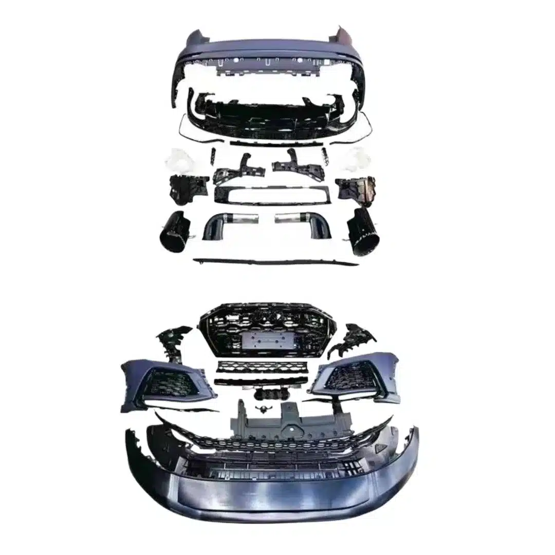 RSQ8 Style Front and Rear Bumper Body Kit for Audi Q8 2019-2025