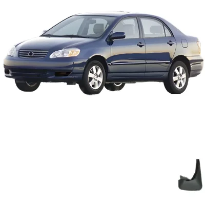 Soft Rubber Car Mud Flaps Splash Guards for 2003 Toyota Corolla LE US Edition Front and Rear Set Soft Rubber Car Mud Flaps Splash Guards for 2003 Toyota Corolla LE US Edition Front and Rear Set