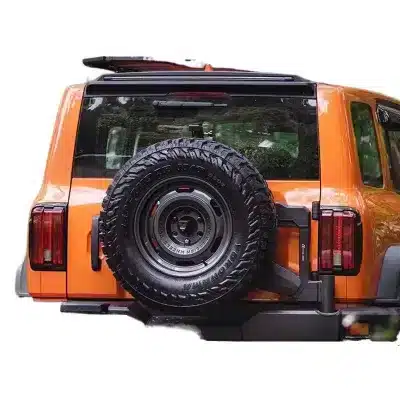 Heavy-Duty Spare Tire Linkage Bracket with License Plate Holder and Reverse Light Support for Tank 300