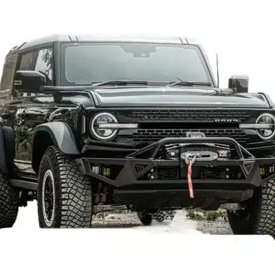 Off-Road Front and Rear Bumper Assembly with Integrated LED Work Lights for Ford Bronco Off-Road Front and Rear Bumper Assembly with Integrated LED Work Lights for Ford Bronco