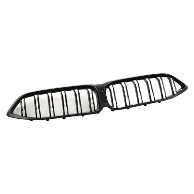 Front Kidney Grille Dual Slat Gloss Black Replacement Grille for BMW 8 Series G14 G15 G16 LCI 2023+ Front Kidney Grille Dual Slat Gloss Black Replacement Grille for BMW 8 Series G14 G15 G16 LCI 2023+