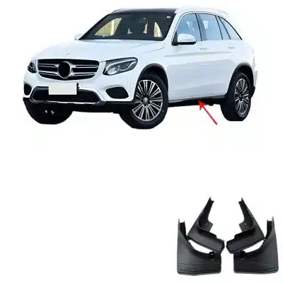 Soft Rubber Mud Flaps Splash Guards for 2014-2016 Mercedes-Benz GLC (Models Without Running Boards) Soft Rubber Mud Flaps Splash Guards for 2014-2016 Mercedes-Benz GLC (Models Without Running Boards)
