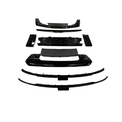 Gloss Black Front Grille Trim Mesh Upper Bumper Grill for Range Rover Vogue 2023 Gloss Black Front Grille Trim Mesh Upper Bumper Grill for Range Rover Vogue 2023