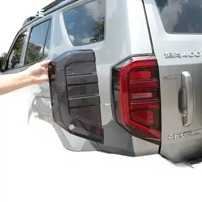 Tank 400Hi4-T Tail Lamp Shade Smoked Black Lamp Frame Special Black Samurai Modified Appearance Off-road Upgrade Decoration Tank 400Hi4-T Tail Lamp Shade Smoked Black Lamp Frame Special Black Samurai Modified Appearance Off-road Upgrade Decoration