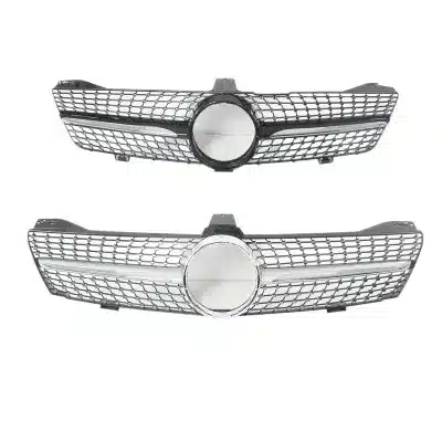 Mercedes-Benz CLS-Class W219 Front Bumper Grille Diamond Style Single Slat Hood Grill for CLS63 AMG Mercedes-Benz CLS-Class W219 Front Bumper Grille Diamond Style Single Slat Hood Grill for CLS63 AMG