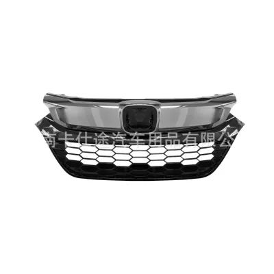 Front Bumper Grille Upper Mesh Radiator Cover Compatible with Honda Vezel HR-V 2019-2021