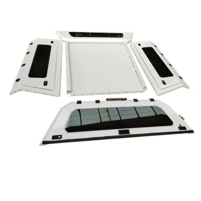Pickup Truck Fixed Glass Window Hardtop Canopy for BYD Shark, Three-Door Split Manganese Steel Pickup Truck Fixed Glass Window Hardtop Canopy for BYD Shark, Three-Door Split Manganese Steel