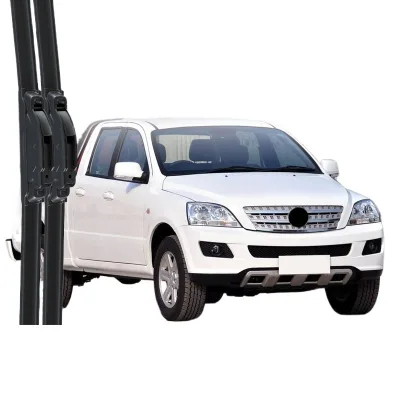 All-Weather Frameless Windshield Wiper Blades for Huanghai Challenger, Silent Cleaning Front Window Wiper Set All-Weather Frameless Windshield Wiper Blades for Huanghai Challenger, Silent Cleaning Front Window Wiper Set