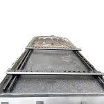 Pickup Truck Bed High Cover Three-Door Manganese Steel Roof Rack Cross Bar Accessory