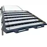 Truck Bed Rack Carbon Steel Cargo Carrier for Pickup Three-Door Canopy