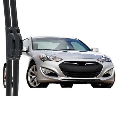 Boneless Windshield Wiper Blades for Hyundai Genesis Coupe Silent Rubber Strip Set Boneless Windshield Wiper Blades for Hyundai Genesis Coupe Silent Rubber Strip Set