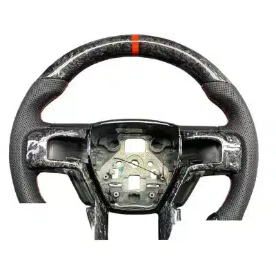 Carbon Fiber Steering Wheel for Ford F-150 Raptor and Ford Ranger Performance Custom Interior Upgrade Carbon Fiber Steering Wheel for Ford F-150 Raptor and Ford Ranger Performance Custom Interior Upgrade