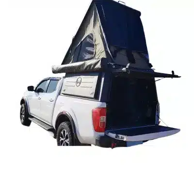 Pickup Truck Bed Camper Conversion Kit with Tent Roof and Rear Box Cover for Navara Ruiqi 6 Ruiqi 7