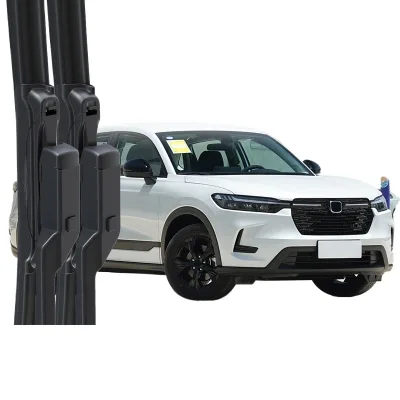 Frameless Windshield Wiper Blades for Honda HR-V Quiet Natural Rubber Strip Front Window Replacement Frameless Windshield Wiper Blades for Honda HR-V Quiet Natural Rubber Strip Front Window Replacement
