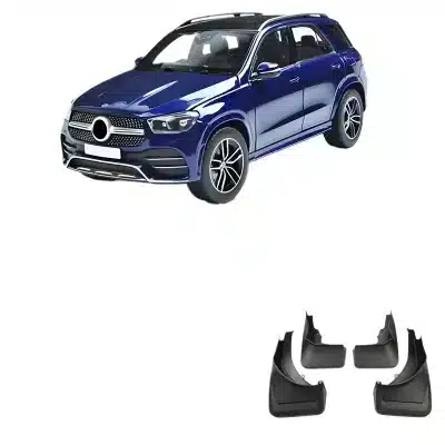 Soft Rubber Car Mud Guards Front and Rear Splash Guards for Mercedes-Benz GLE High-Trim 2020-2023 (Models without Running Boards)
