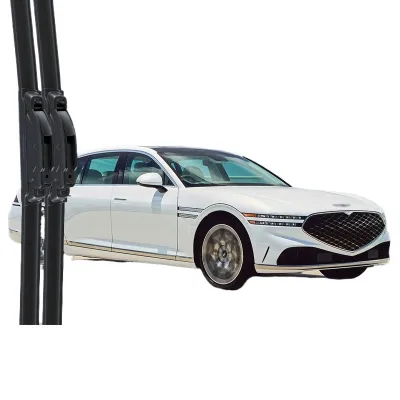 Multi-Functional Frameless Windshield Wiper Blades with Silent Rubber Strips for Genesis G90 Multi-Functional Frameless Windshield Wiper Blades with Silent Rubber Strips for Genesis G90