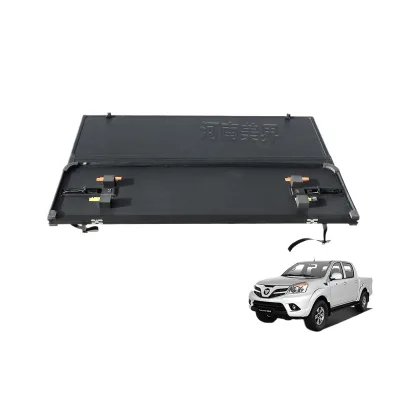 Hard Tri-Fold Tonneau Cover for Foton Tunland and Mars 7 Pickup Truck Bed Rear Trunk Lid Protection Hard Tri-Fold Tonneau Cover for Foton Tunland and Mars 7 Pickup Truck Bed Rear Trunk Lid Protection
