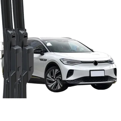 Frameless Windshield Wiper Blades for Volkswagen ID.4 CROZZ, Quiet Natural Rubber Multi-Function Front Wiper Set Frameless Windshield Wiper Blades for Volkswagen ID.4 CROZZ, Quiet Natural Rubber Multi-Function Front Wiper Set