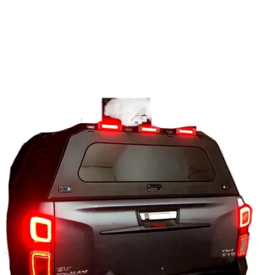 Universal Truck Bed Topper High Top Hard Shell with Braking Taillight for Pickup Universal Truck Bed Topper High Top Hard Shell with Braking Taillight for Pickup